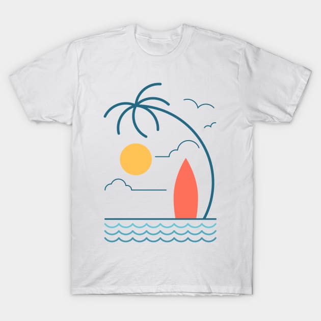 Keep Summer Simple T-Shirt by Sachpica